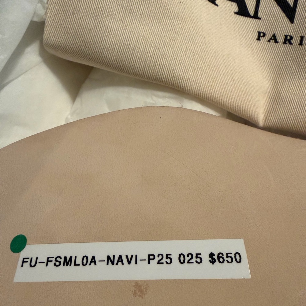 MAJOR SALE Size 40 LANVIN espadrille mule new in box and shoe bags. - Picture 7 of 10